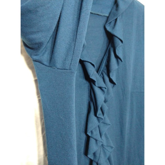 Antthony Ruffle Blue Cardigan - Picture 5 of 11
